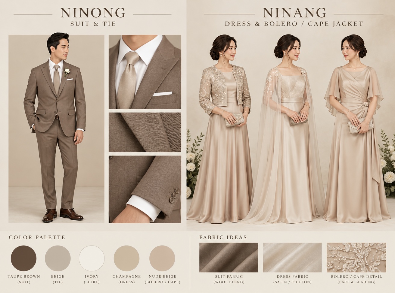 Wedding guest dress code and colour guidelines